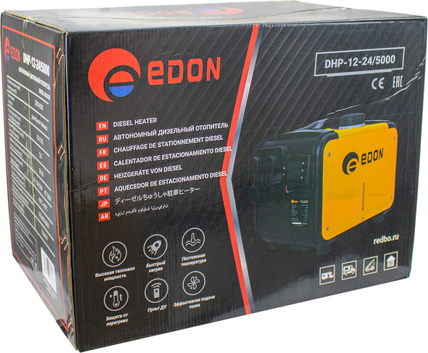 Изображение товара Тепловая пушка дизельная Edon DHP-12-24/5000 (29749)