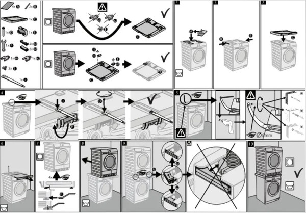 Изображение товара Соединительный элемент для сушильной машины AEG A1WYHSK1