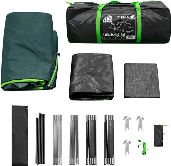 Изображение товара Палатка RSP Outdoor Dream 6 / T-DR-6-GN (зеленый)