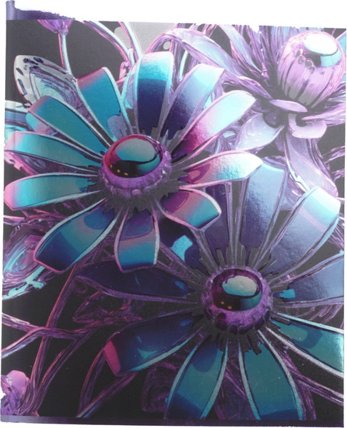 Изображение товара Тетрадь Listoff Металлические цветы / ТКГ2Л489301