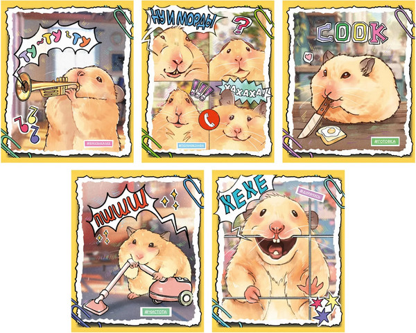 Изображение товара Тетрадь Listoff Хомяк Хома / ТКМ489304