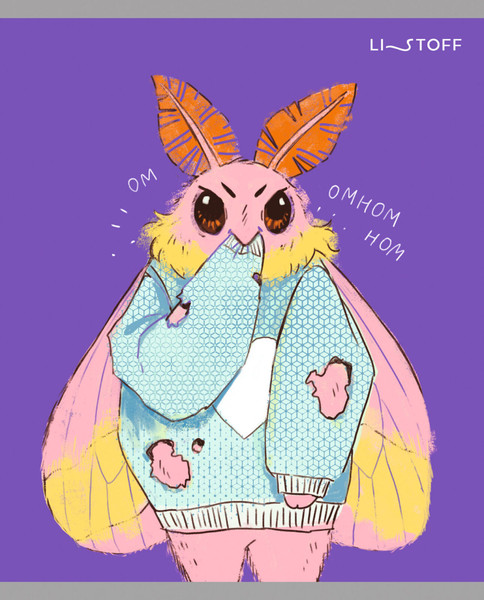 Изображение товара Тетрадь Listoff Привет, я Моль! / ТККЛ489198