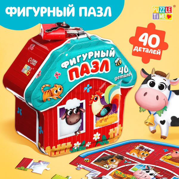 Изображение товара Пазл Puzzle Time Животные нашей фермы / 9689789