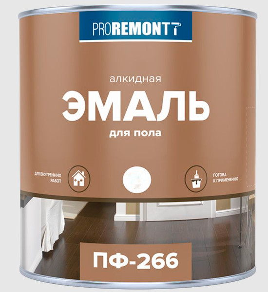 Изображение товара Эмаль Proremontt ПФ-266 (1.9кг, желто-коричневый)