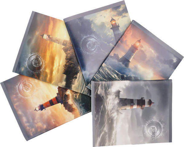 Изображение товара Тетрадь Listoff Маяк в бушующем море / ТК809123