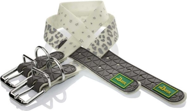 Изображение товара Ошейник HUNTER Collar Convenience Refl Glow 69153 (60/L белый/звезды)