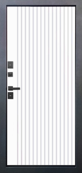 Изображение товара Входная дверь Guard Протерма мдф/мдф 96x205 левая (винорит патина/белый)