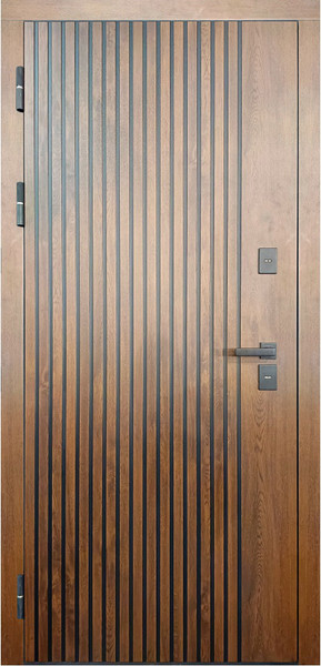 Изображение товара Входная дверь Guard Протерма мдф/мдф 96x205 левая (винорит патина/белый)