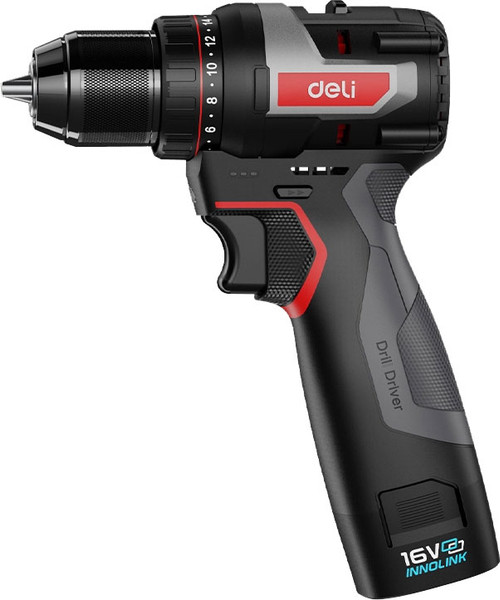 Изображение товара Аккумуляторная дрель-шуруповерт Deli EDE-DZ16-1D2