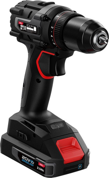 Изображение товара Аккумуляторная дрель-шуруповерт Deli EDE-DZ20-2D2