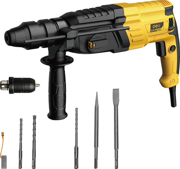 Изображение товара Перфоратор Deli YS EDL-DC26-E2 (800Вт, 3Дж, 3 режима)