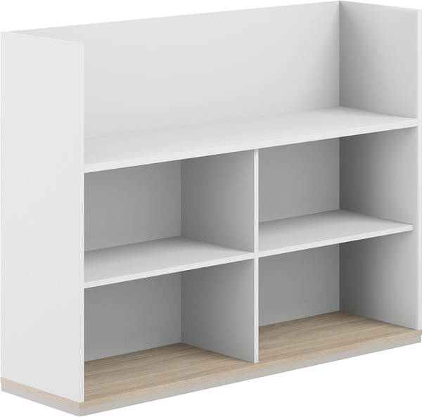 Изображение товара Стеллаж Norden С экраном / AG.252.300.672.WH (белый/акация равелло/белый)