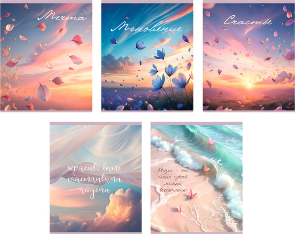 Изображение товара Тетрадь Listoff Поэзия / ТПЛ969233