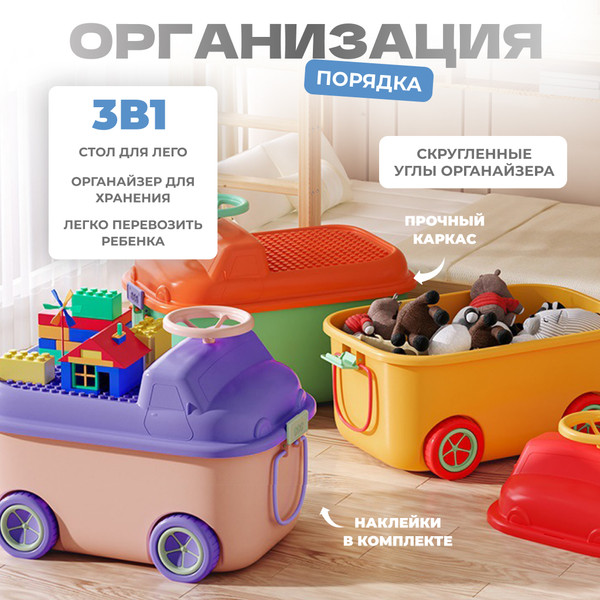 Изображение товара Органайзер для хранения Solmax&Home SM98169 (голубой)