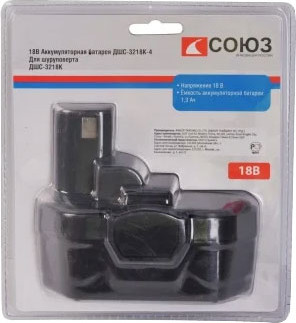 Изображение товара Аккумулятор для электроинструмента СОЮЗ ДШС-3218К-4