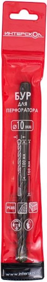 Изображение товара Бур Интерскол 10.0x160 (2011016001000)