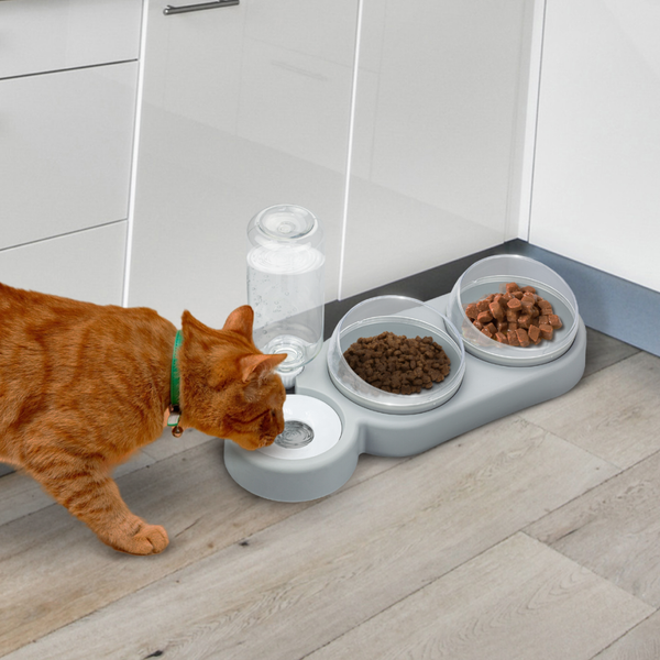 Изображение товара Набор мисок для животных Solmax&Zoo SM90546 (серый)