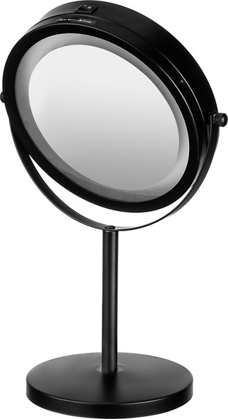 Изображение товара Зеркало косметическое El Casa Двустороннее на подставке / 240472 (черный)