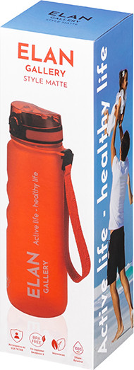 Изображение товара Бутылка для воды Elan Gallery Style Matte / 280220 (красный)