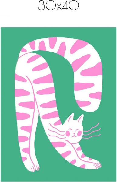 Изображение товара Постер Citydecor Котик 1 (30x40)