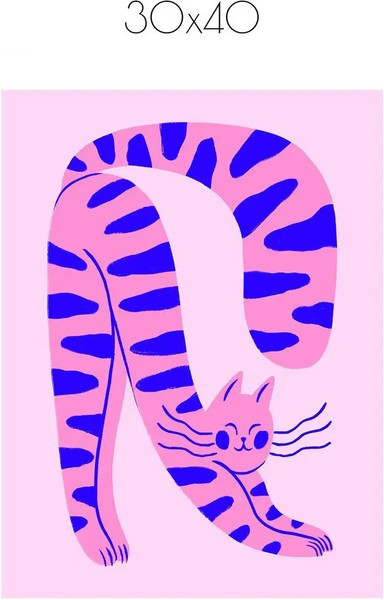 Изображение товара Постер Citydecor Котик 2 (30x40)