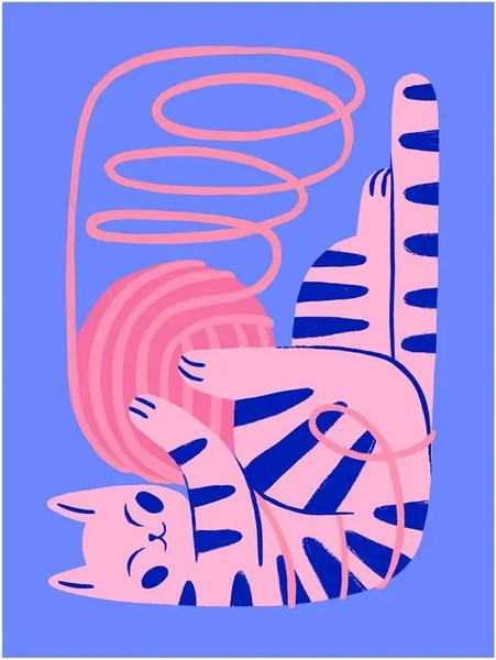 Изображение товара Постер Citydecor Котик 6 (30x40)