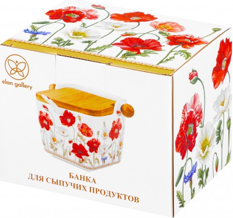 Изображение товара Емкость для хранения Elan Gallery Маки / 420635