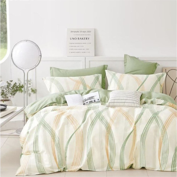 Изображение товара Комплект постельного белья Alleri Перкаль Elite 2сп с европростыней / Пер-140