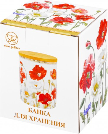 Изображение товара Емкость для хранения Elan Gallery Маки / 420657