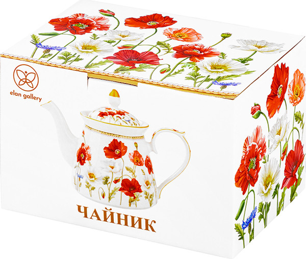Изображение товара Заварочный чайник Elan Gallery Маки / 420662