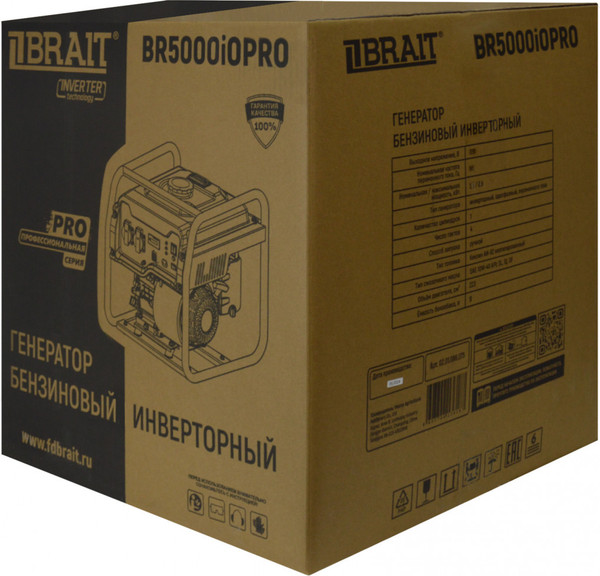Изображение товара Инверторный генератор Brait BR5000iOPRO
