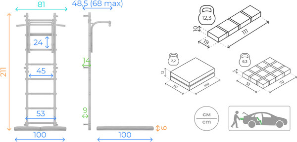 Изображение товара Детский спортивный комплекс Romana 6.1.8.12.490.00 + 6.03.00-20 + 5.013.06