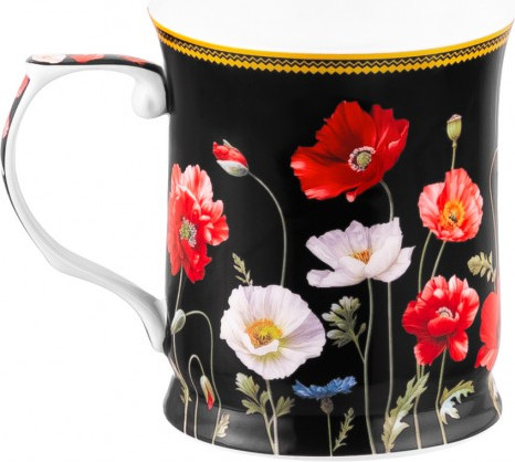 Изображение товара Кружка Elan Gallery Маки на черном / 420672