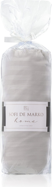 Изображение товара Простыня Sofi de Marko Морган 180х200х30 / Пр-Мг-сер-180х200х30 (серый)