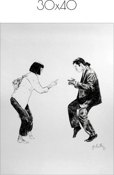 Изображение товара Постер Citydecor Криминальное чтиво 1 (30x40)