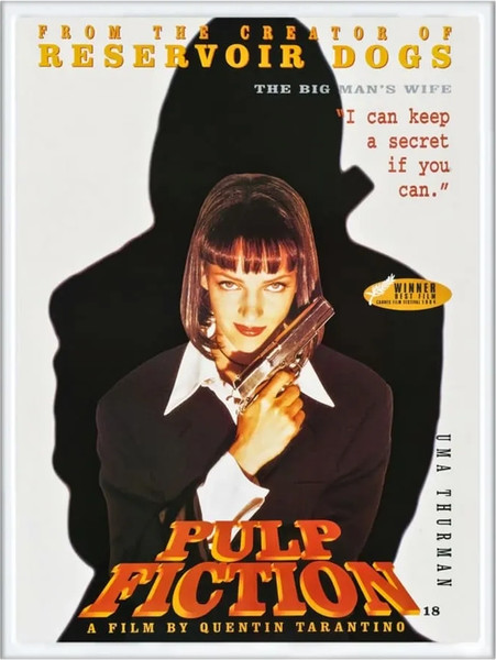 Изображение товара Постер Citydecor Криминальное чтиво 8 (30x40)