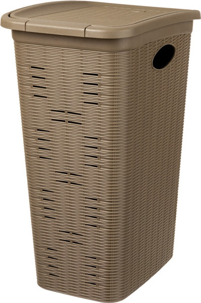 Изображение товара Корзина для белья El Casa Элеганс / 640505 (серый/коричневый)