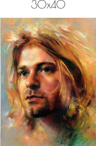 Изображение товара Постер Citydecor Kurt Cobain 8 (30x40)