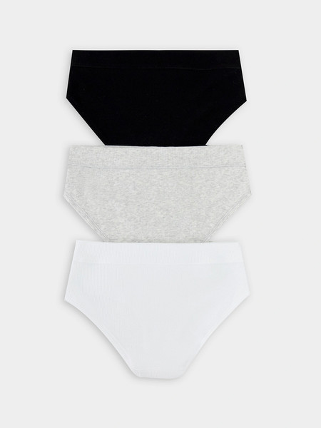 Изображение товара Комплект женских трусов Mark Formelle 412491-3 (р.90, белый-10/декор)
