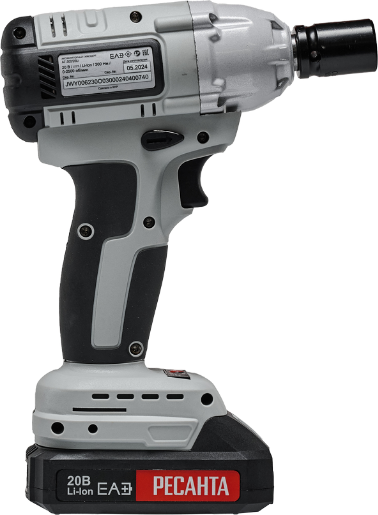 Изображение товара Аккумуляторный гайковерт Ресанта АГ-300/20L (75/24/3)