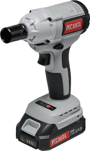 Изображение товара Аккумуляторный гайковерт Ресанта АГ-300/20L (75/24/3)