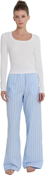 Изображение товара Пижама Mark Formelle 592549 (р.170-104-110, белый/голубая полоска)