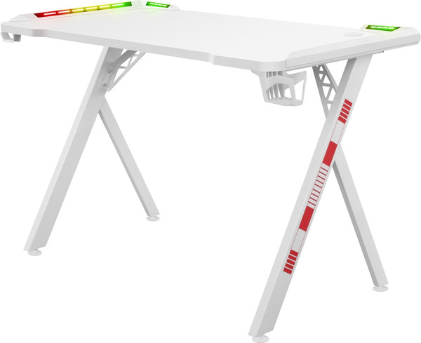 Изображение товара Геймерский стол Defender Infinity RGB / 64332 (белый)