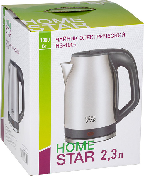 Изображение товара Электрочайник HomeStar HS-1005 (серый)