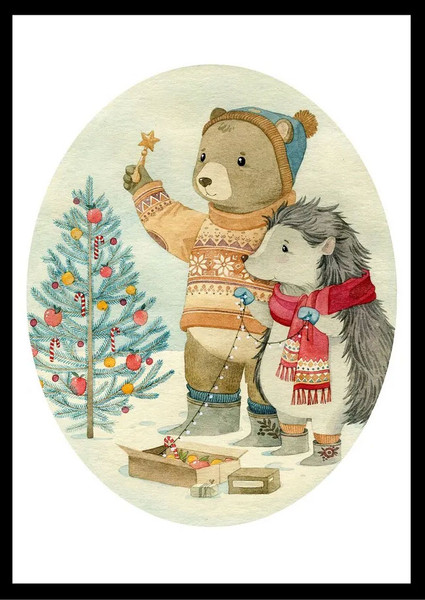 Изображение товара Постер Citydecor New Year 10 (30x40)