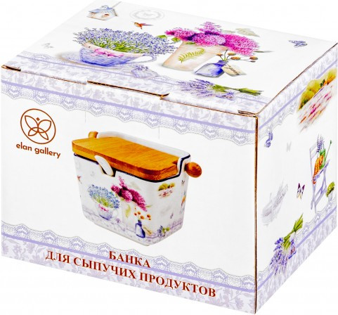 Изображение товара Емкость для хранения Elan Gallery Лаванда / 420636