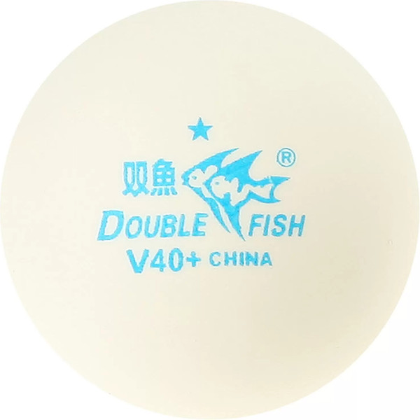 Изображение товара Набор мячей для настольного тенниса Double Fish No-Star Ball V40+PU (100шт, белый)