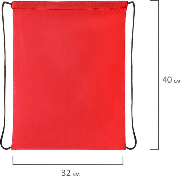 Изображение товара Мешок для обуви Пифагор 271616 (красный)