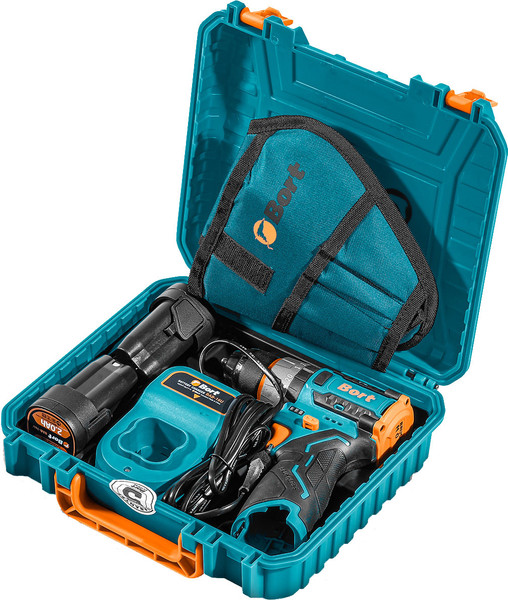 Изображение товара Аккумуляторная дрель-шуруповерт Bort BAB-16U 2x2А.ч (93414882)