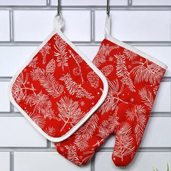 Изображение товара Набор прихваток Мультидом Сказочный лес МТ2-434 (красный)